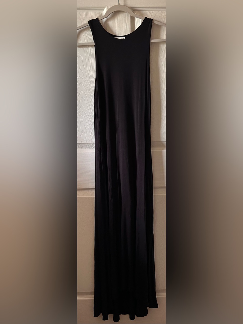 Rue Sophie Revolve Black Sleeveless Long High -Low Maxi Dress‎ Size Med